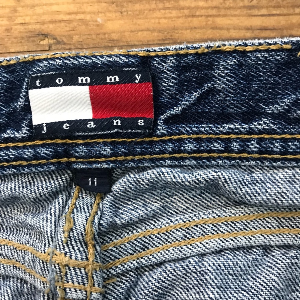 Tommy Hilfiger 90’s Lo Rise Jeans Sz 11 Wide Leg O - Picture 5 of 8